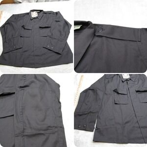 Propper Shirt Mens XXL Black‎ Military Tactical Rugged Long Sleeve Workwear NWOT